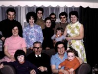 Tilehurst - Christmas - Eric Richard Ronald Ken Joyce Mum Adrian Richard Granny Grandad Englefield Sarah Peter Andy 2